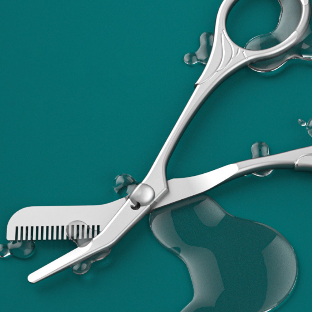 Tijeras recortadoras de cejas de acero inoxidable, productos de belleza para mujeres, tijeras para cejas con peine, afeitadora de cejas, herramientas de maquillaje