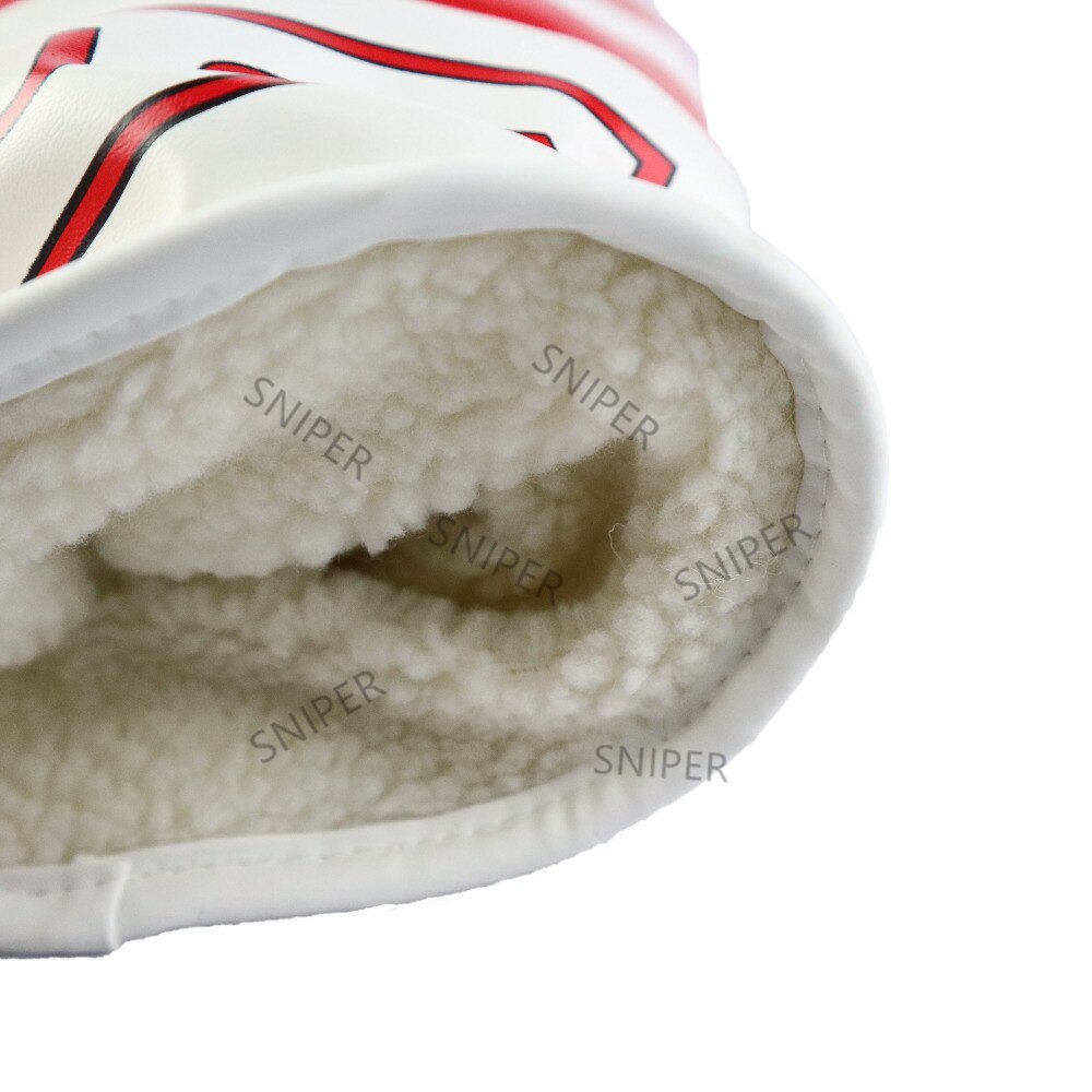 Nrc golf headcovers para motorista fairway woods luva de boxe eua couro do plutônio clube de golfe #1 #3 #5 headcovers madeira