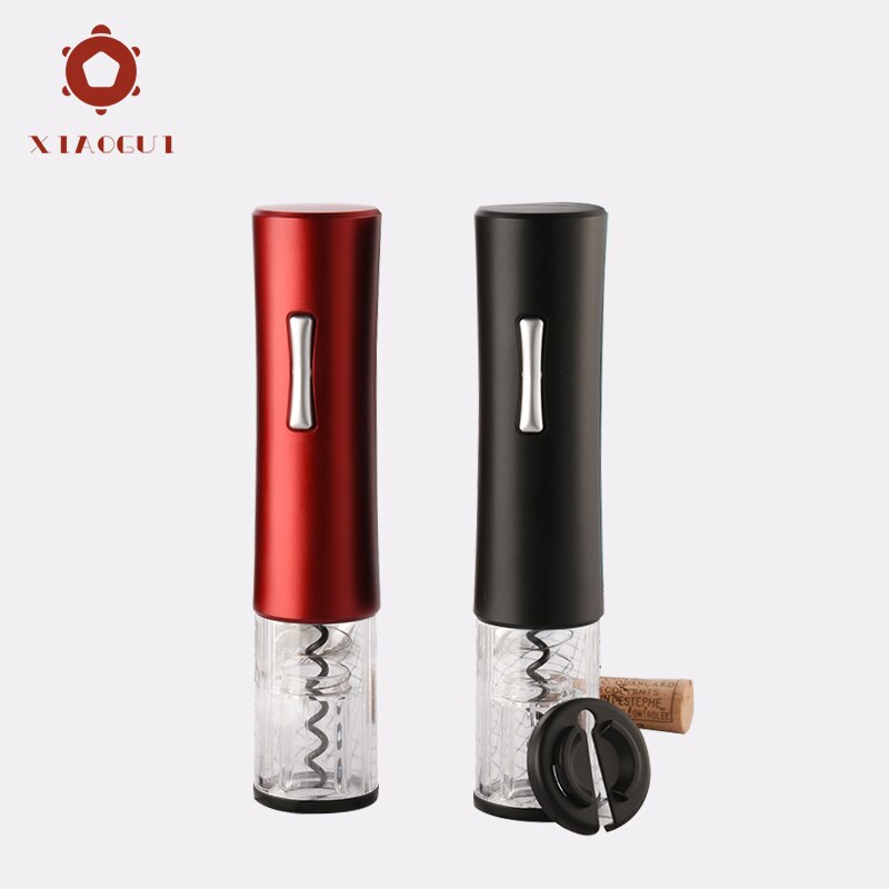 Xiaogui blikopener elektrische dop wijn schroef decompressor plug fles pistool pin automatisch