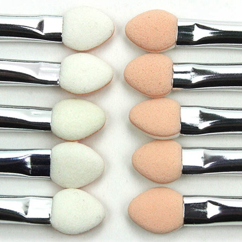 1 piezas de sombra de ojos cepillo esponja palo portátil sombra de ojos delineador de labios cejas cepillo aplicador ojos maquillaje cosmético