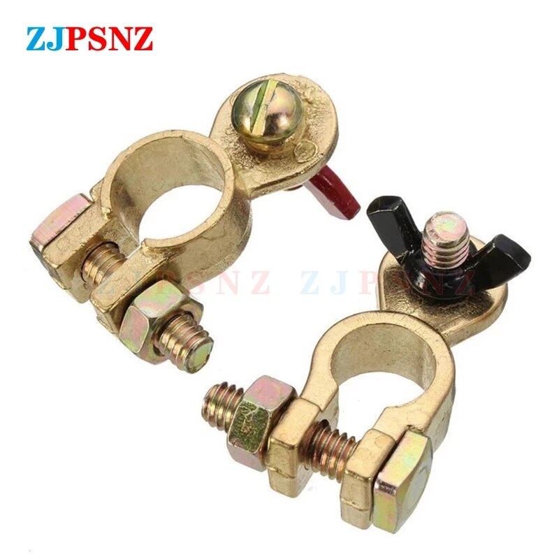 Auto Batterij Terminal Connector Positieve &amp; Nagative Batterij Quick Release Batterij Klemmen Messing Connector Auto Accessoires Universele