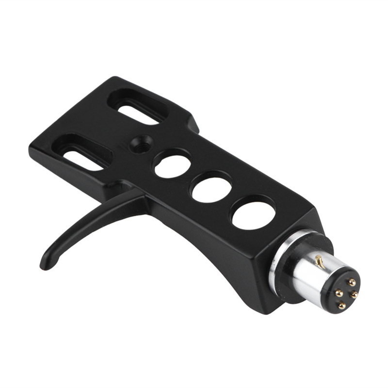 Turntable Headshell - Metal Stylus Mount - 4 Pin Contacts - for Technics & Other Phono Players