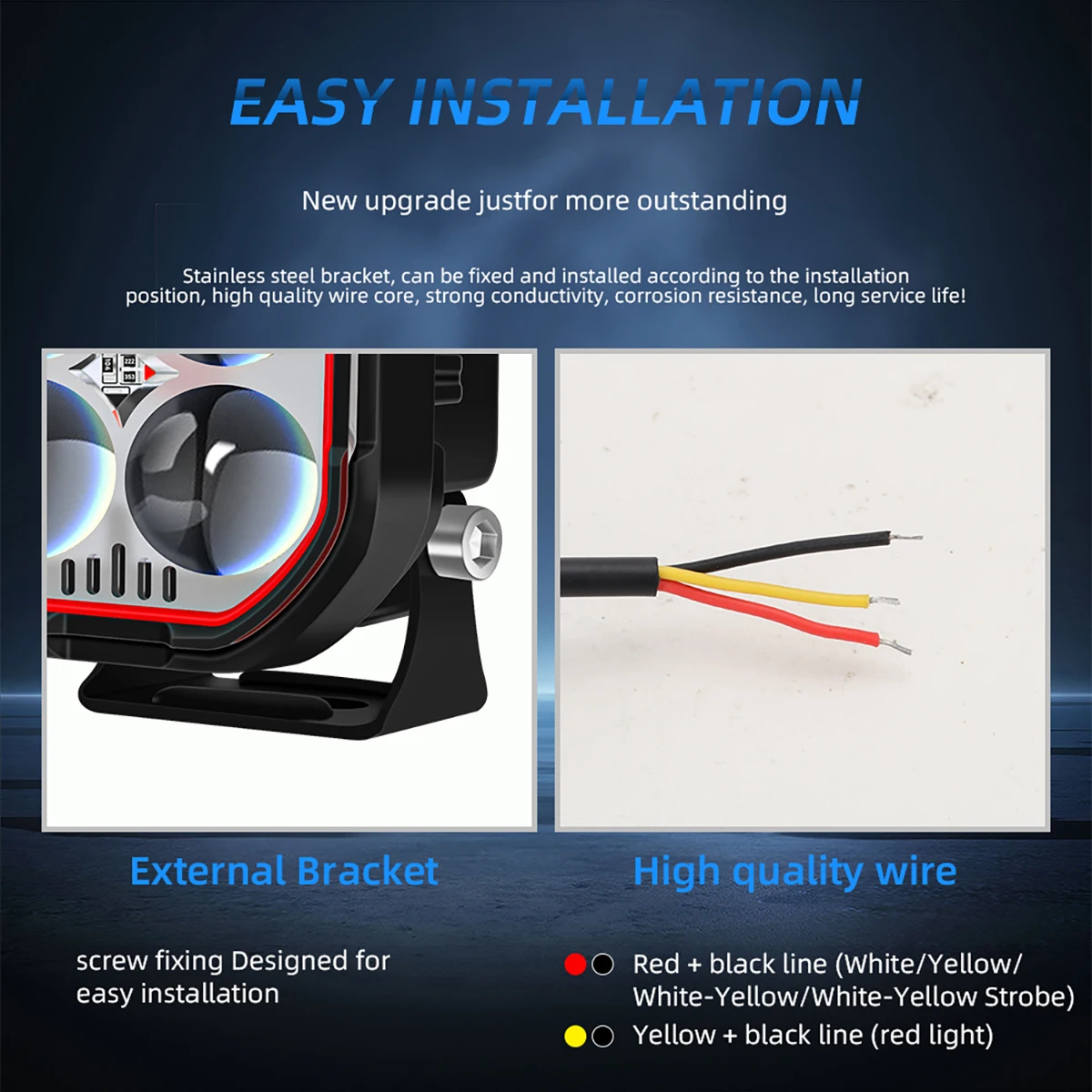 DRL LED Motorrad Fahren Lichter LED Scheinwerfer Hohe Abblendlicht Objektiv Scheinwerfer blinken Moto Nebel Lampe Auto Arbeit Lichter 5 Licht Modi