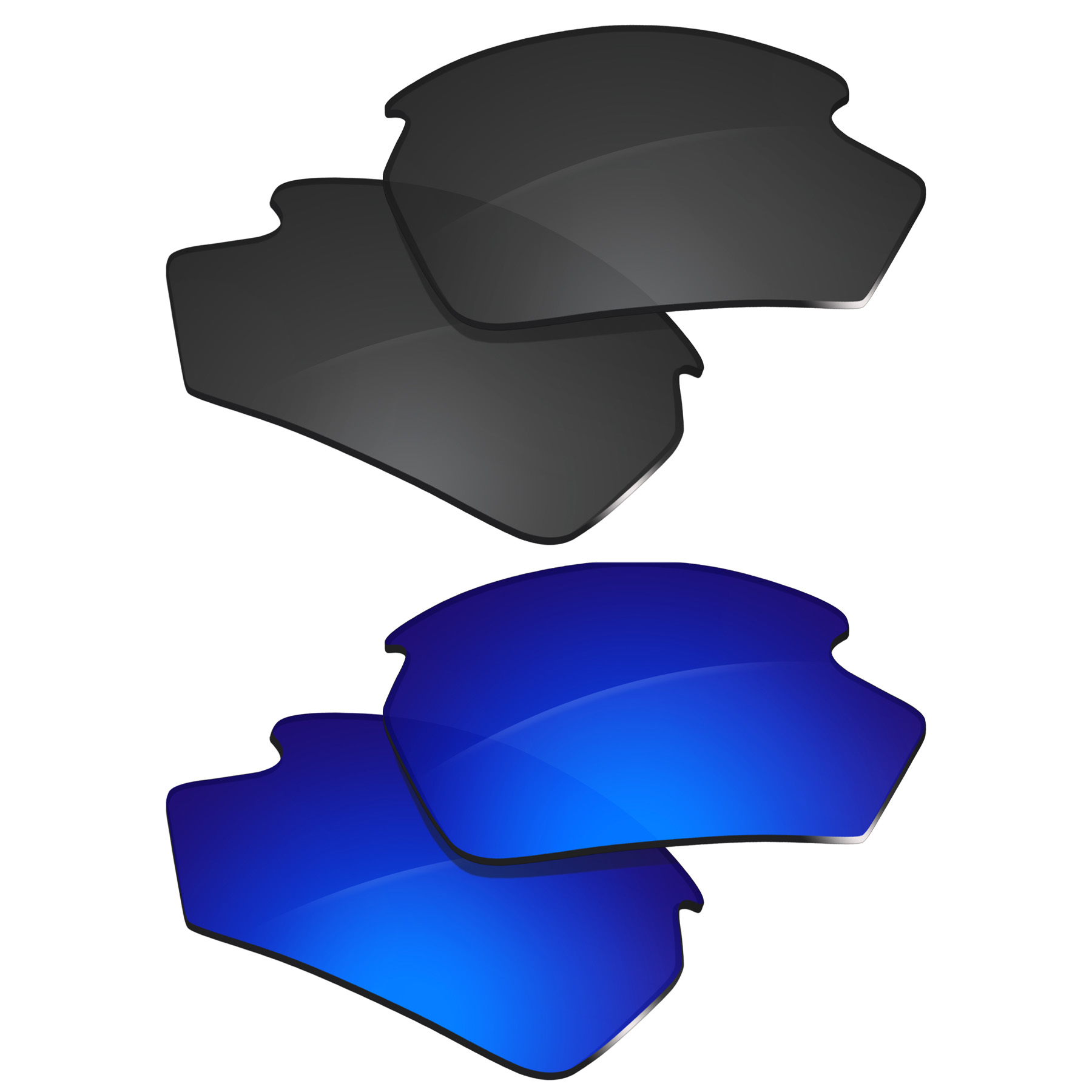 Glintbay Two Pairs Polarized Lenses Replacement for Rudy Project Rydon (SN79 ONLY) Sunglasses-Options: Blue