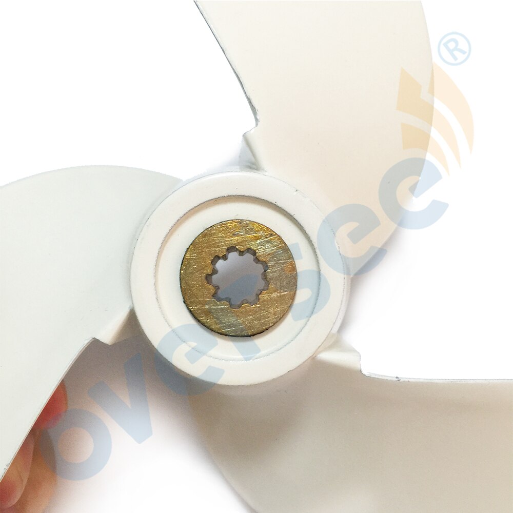 Aluminum Propeller 7 1/4x6 F2.5A/3A 7-1/4x6 6L5-45943-01-EL 9 Spline For 3HP Yamaha Outboard Motor 6L5-45943