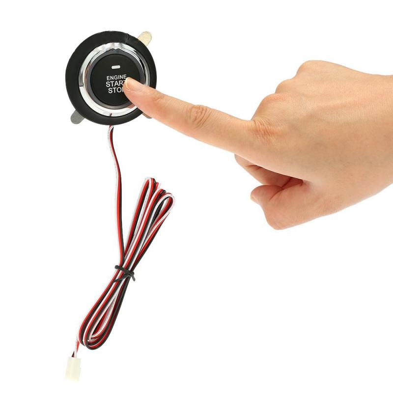 Universal DC 12V Car Start Stop Button Engine Push Start Button Alarm RFID Lock Keyless System Theft Protection System