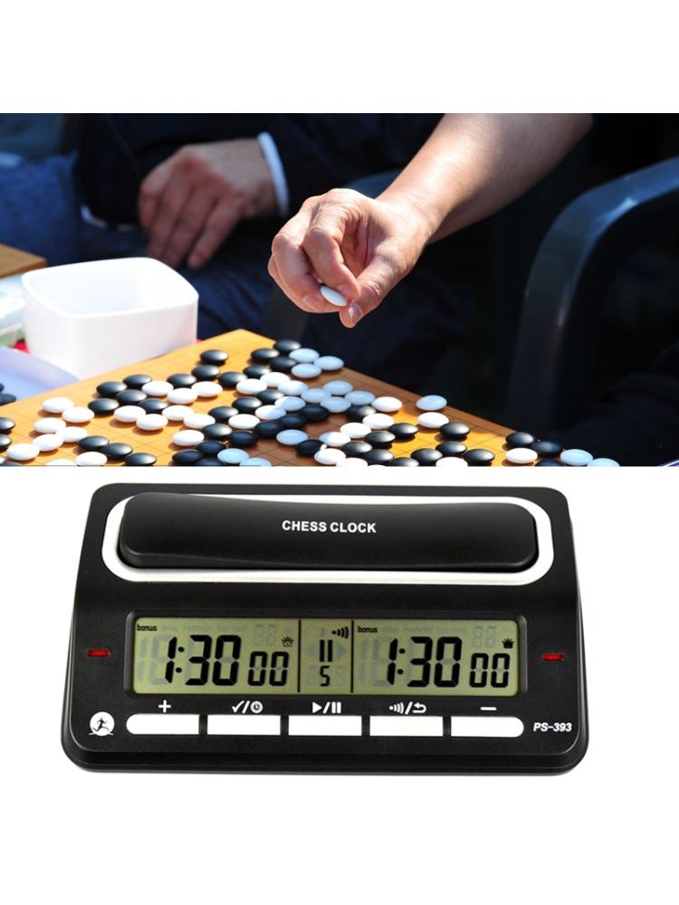 thumbnail image 2 of Digital Chess Clock Timer, Professional Board Games Timer Portable Chess Timer (Yellow 2 of 12