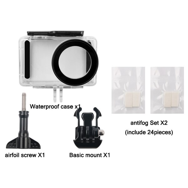 Funda impermeable de buceo para Xiaomi Mijia 4K, Carcasa protectora para minicámara de acción, 45M: MW-2