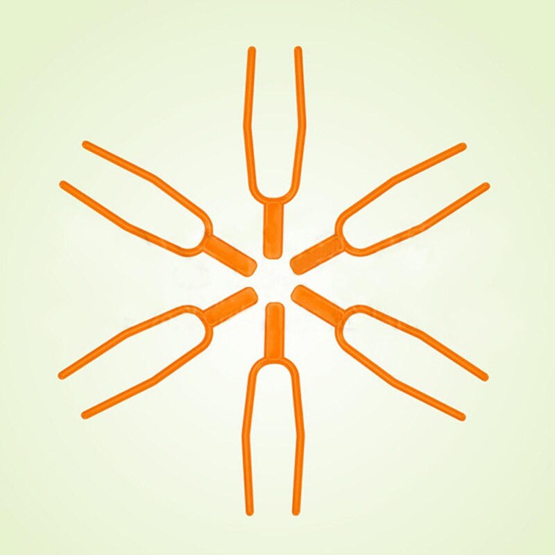 100Pc Nuttig Tuingereedschap Plastic Plant Clips Uitlopers Bevestiging Bevestiging Armatuur Klem Aardbei Vork Landbouw Clip