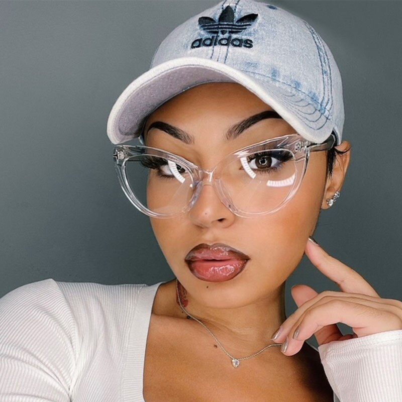 vintage Style Cat eye glasses frame women brand Optical Transparent Eyeglasses Frame Female
