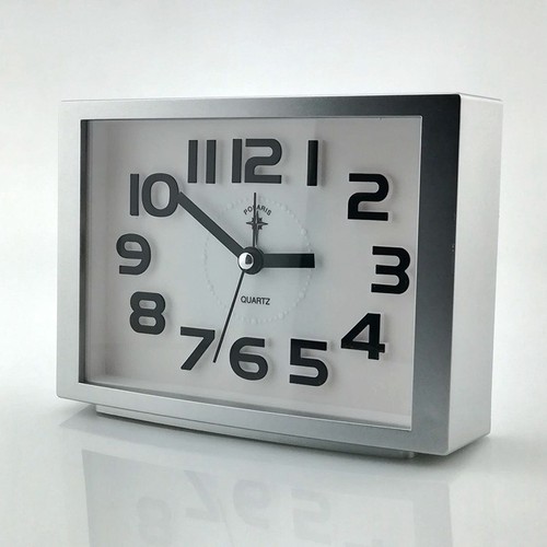 Square Alarm Table Clock Modern Gold Desktop Table Clocks Office Table Watch Desk Clock Accessories Reloj De Mesa Home Decor: Style 2