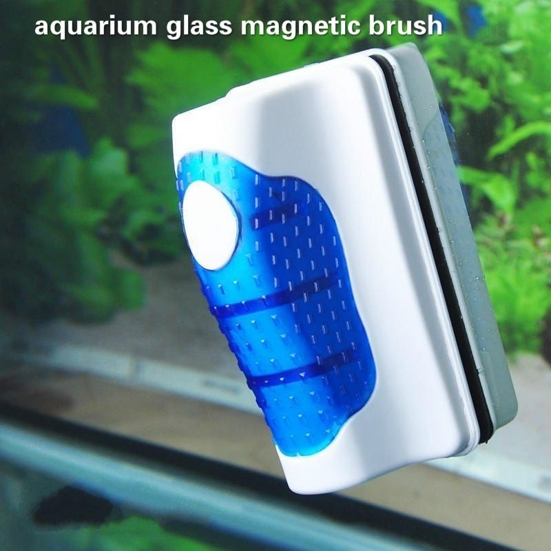 Super Magnetische Schoon Borstel Aquarium Fish Tank Glasschraper Cleaner Floating Aquarium Cleaner