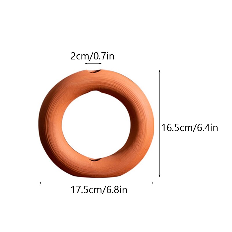 Decoratieve vaas terracotta groen/goud 50 cm MORANEJA