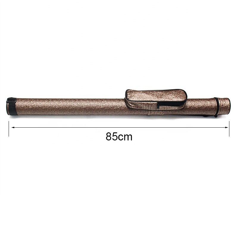 Hard leather 1/2 billiard cue case with for