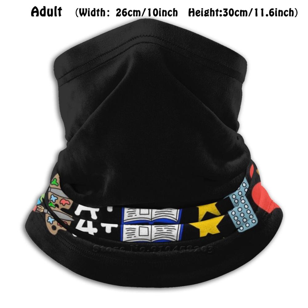 Teacher Smile Bandana Scarf Mask Scarfs Neck Warmer Headwear Teacher School Geek Science Nerd College Math Teacher Back To: Adult