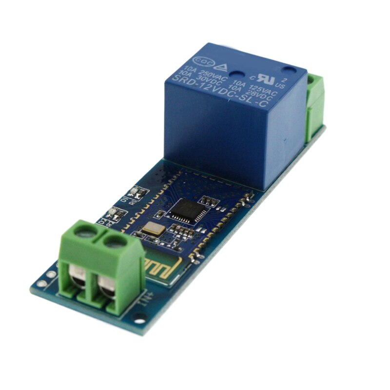 1Pcs Channel Bluetooth Relay 12V Smart Phone Bluetooth APP Remote Switch Iot Module Home: Default Title