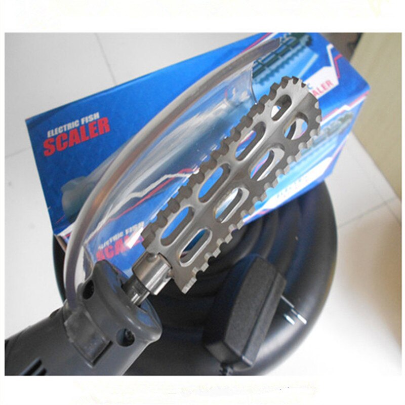 Household electric fish scaler with stainless steel head/ cordless fish scales scraper scaling descaler machine for