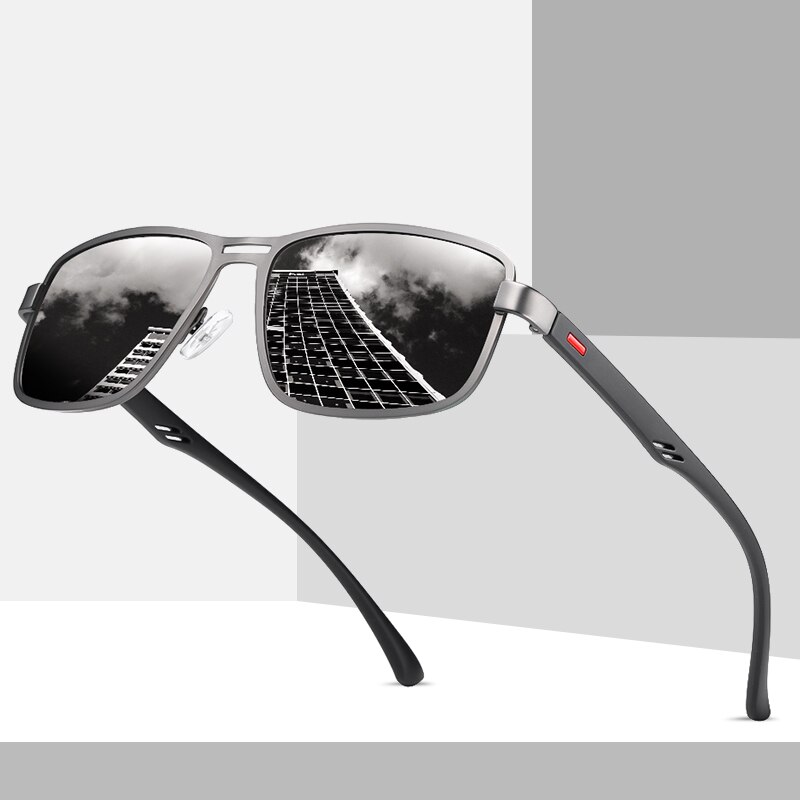 Ultralight TR90 Polarized Sunglasses Men Women Driving Square Style Sun Glasses Male Goggle UV400 Gafas