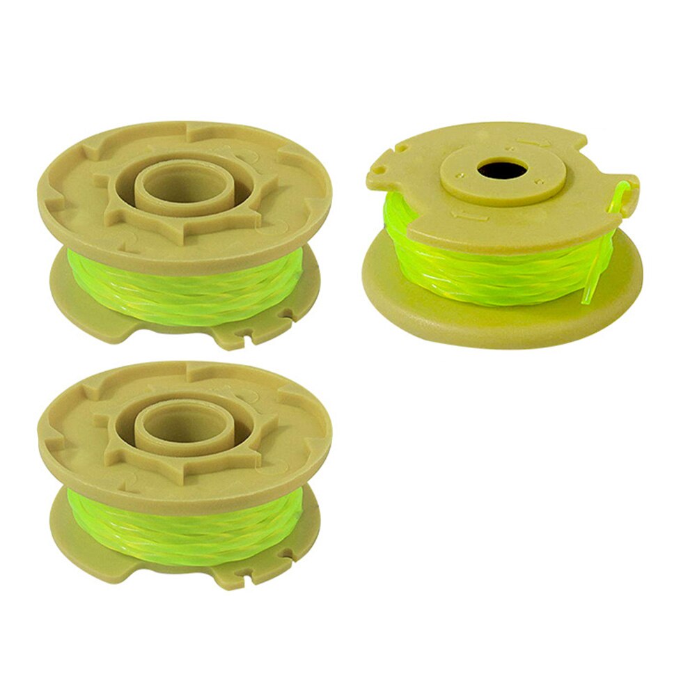 3pcs Replacement Trimmer Heads for Ryobi One+ AC14RL3A Strimmer Line Spool Grass Weeds Trimming Head Weeding Brush Cutter Parts