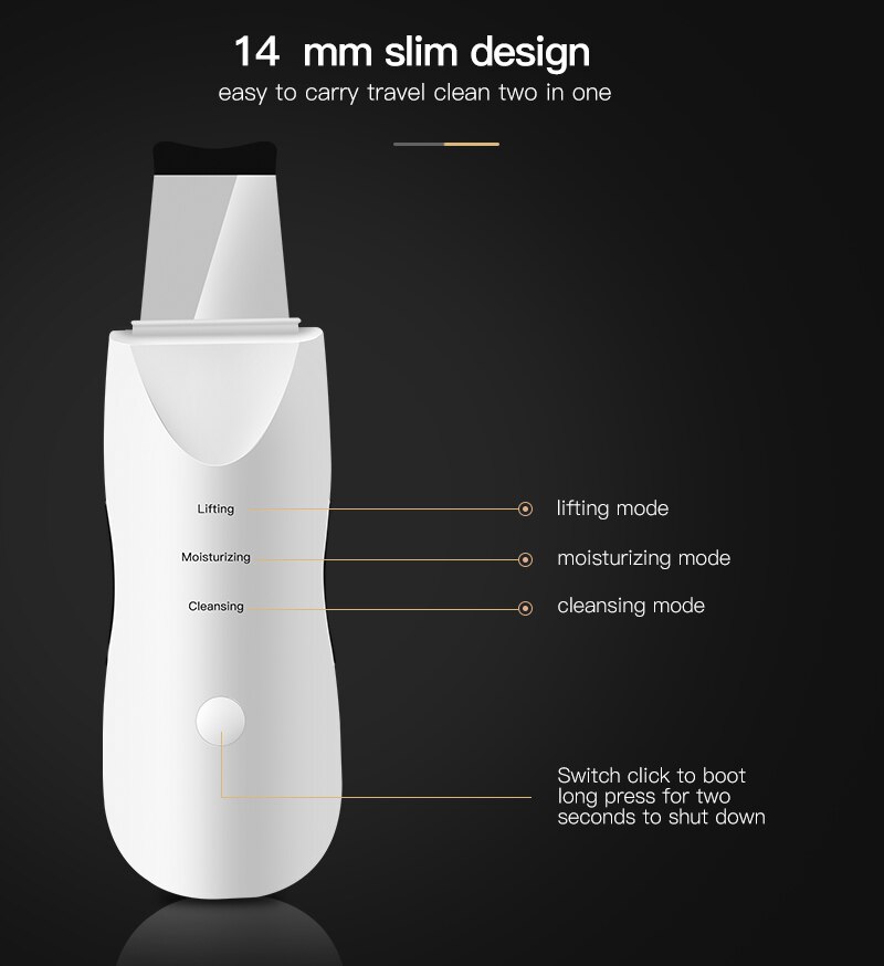 Vibrar purificador da pele inface purificador da pele purificador da pele purificador da pele facial purificador da pele elétrica spa