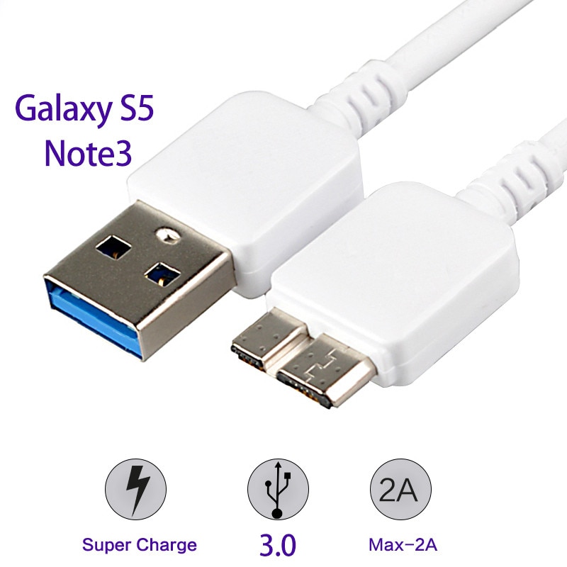 Micro Usb 3.0 Kabel Quick Data Sync Kabels Charger Voor Samsung Galaxy S5 SM-G900H Note3 N9006 N9005 N900 N9009 N9008 3200 Mah