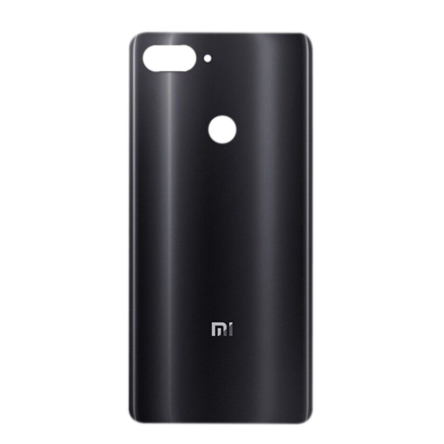 Voor Xiao mi mi 8 lite back Battery Cover Achter Glas Deur Behuizing Case Voor Xiao Mi Mi 8 se batterij Cover mi 8SE 8 lite Explorer: Mi8 Lite Black
