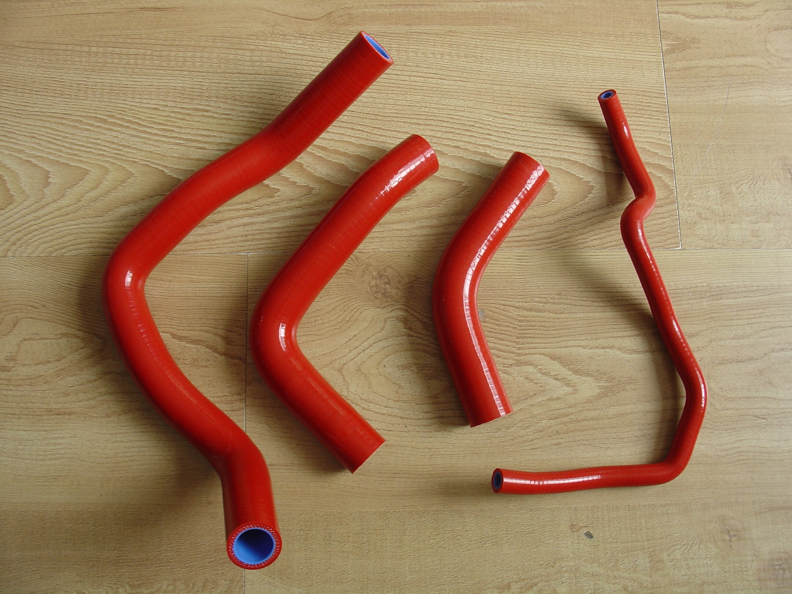 RED SILICONE COOLANT Y-HOSE KIT for SUZUKI GSXR600 GSX-R600 2006 2007 RADIATOR