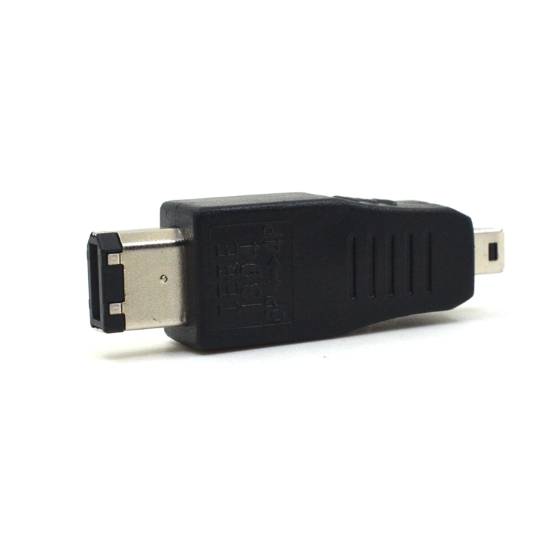 IEEE 1394 adapter IEEE1394 6Pin to 4Pin Firewire Connector Adapter IEEE-1394a Male to Male 6-Pin to 4-Pin