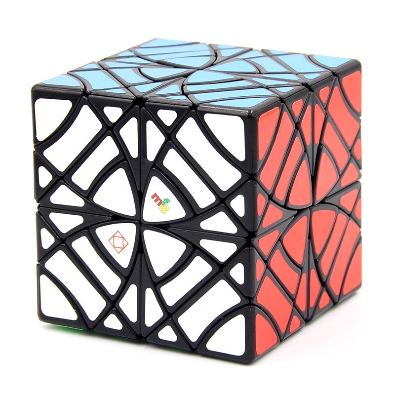 MF8 Twins Gemini Skewed Copter Magic Cube Butterfly Hexahedron Speed Puzzle Educational Toys Limited Edition For Collection: Black