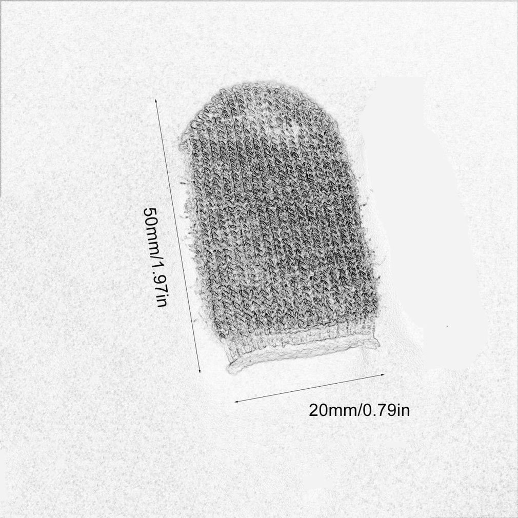 Full Touch Screen Game Fingertips Sweat-proof Anti-static Mobile Phone Tablet Finger Sleeve Gloves for gaming computer glove