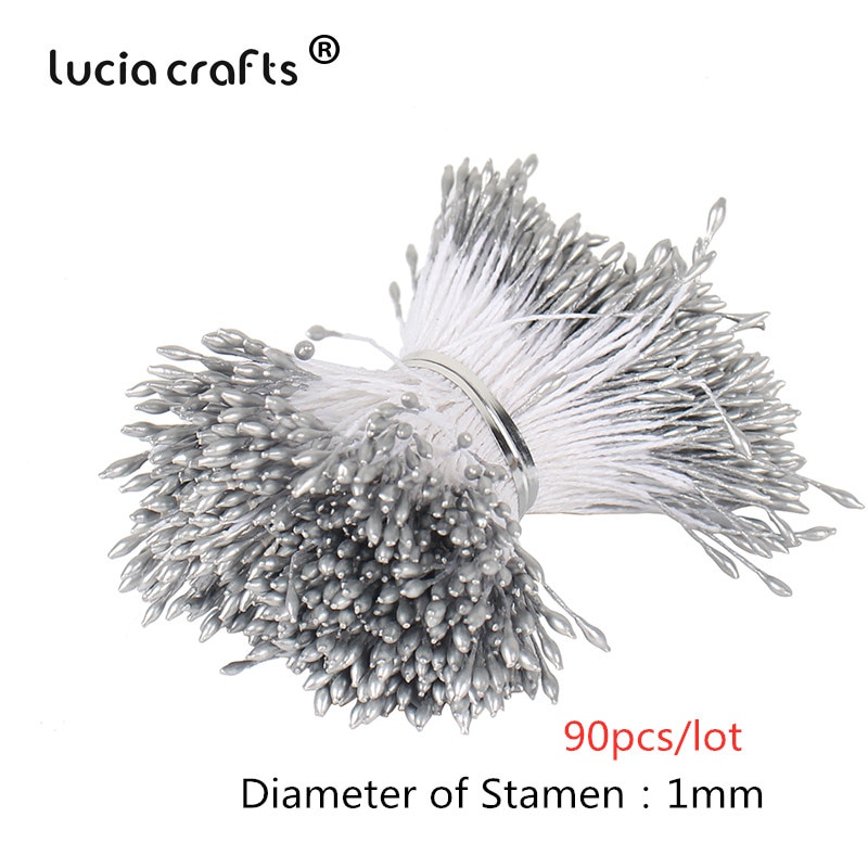 8/10/12/90/144 st silver blandad hybrid blomma körsbär ståndare bär bunt gör-det-själv tårta jul bröllopslåda krans dekor  d0605: Stil 5 silver