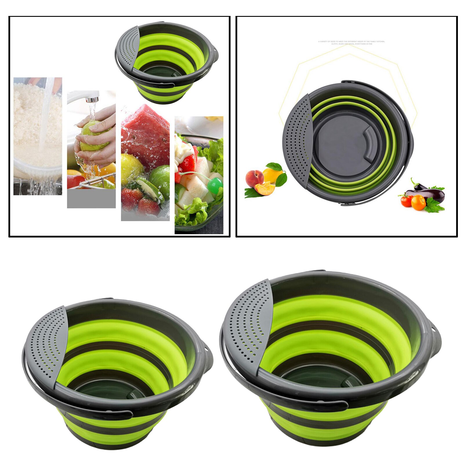 Collapsible Bucket, Foldable Bucket for House Cleaning, Durable Gardening Bucket