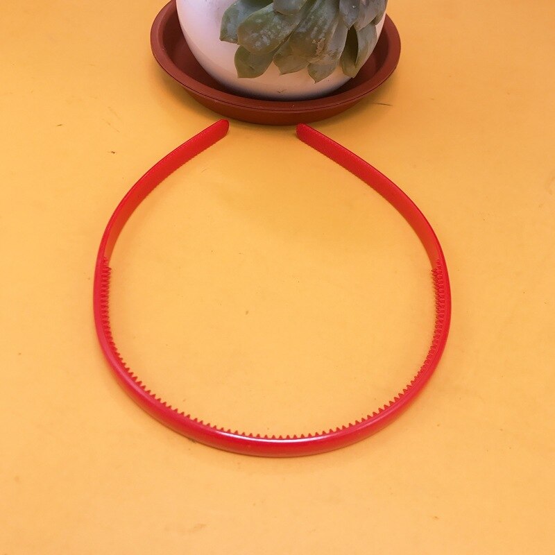 0,8 Cm Gewölbte Zahn Haar Bands 8mm Kunststoff Stirnband Kinder Haar Bands Weihnachten Kopf Schnalle Umwelt Freundliche Top Cuf: Red