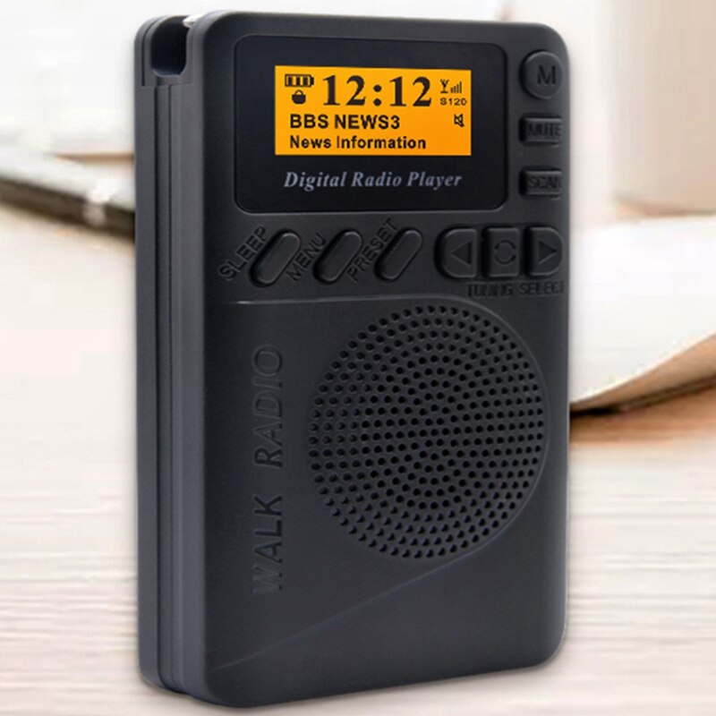 Mini récepteur de Radio numérique DAB/FM, affichage LCD, bon son, Portable, usage ue,
