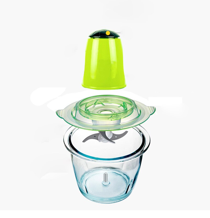 1.5LElectric Kitchen Meat Grinder Chopper Cocina Shredder Food Chopper Stainless Steel Electric Household Processor Kitchen Tool