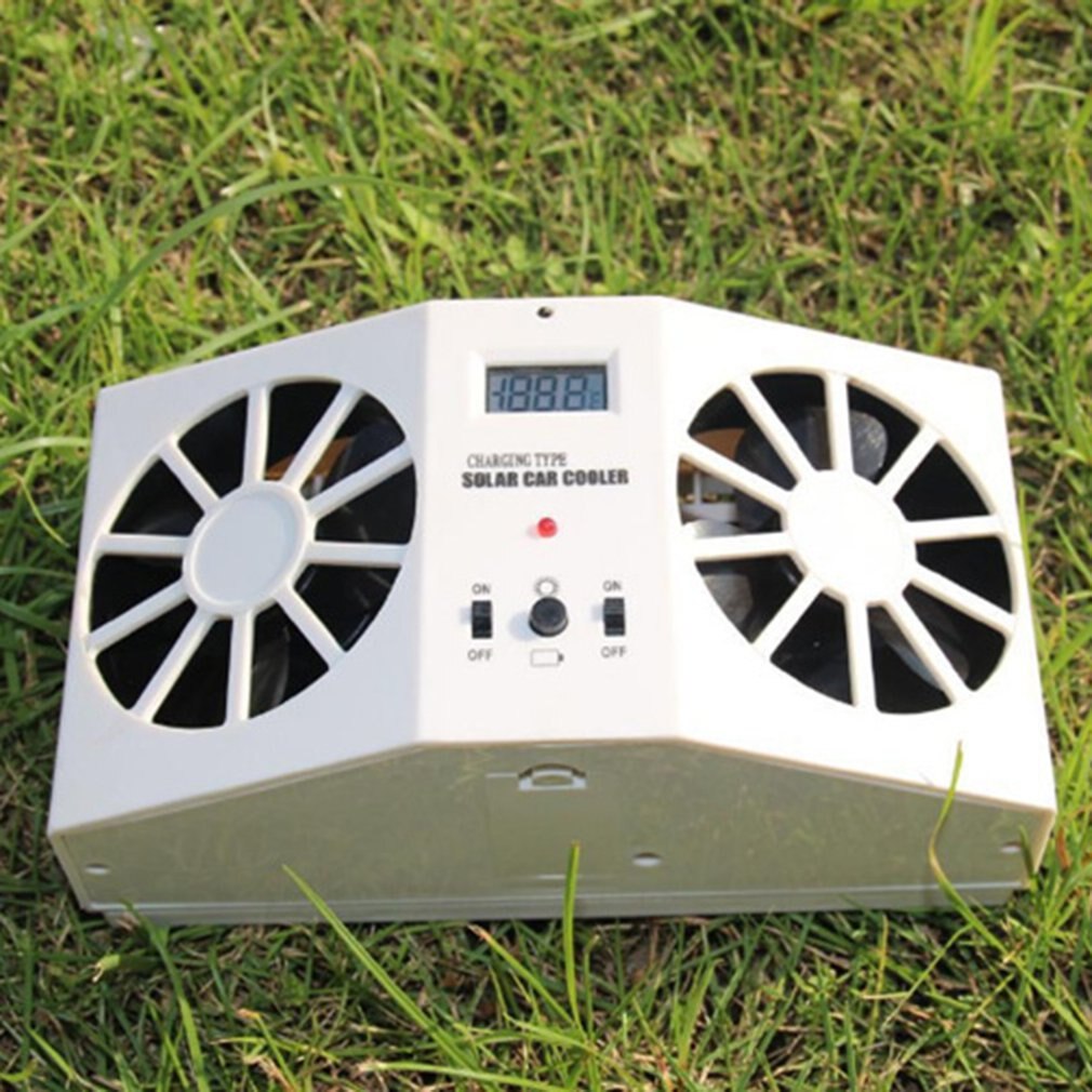 2W Auto Zonne-Ventilator Solar Auto Ventilator Auto Solar Cooling Artefact Uitlaat Warmte Ventilator Duurzaam