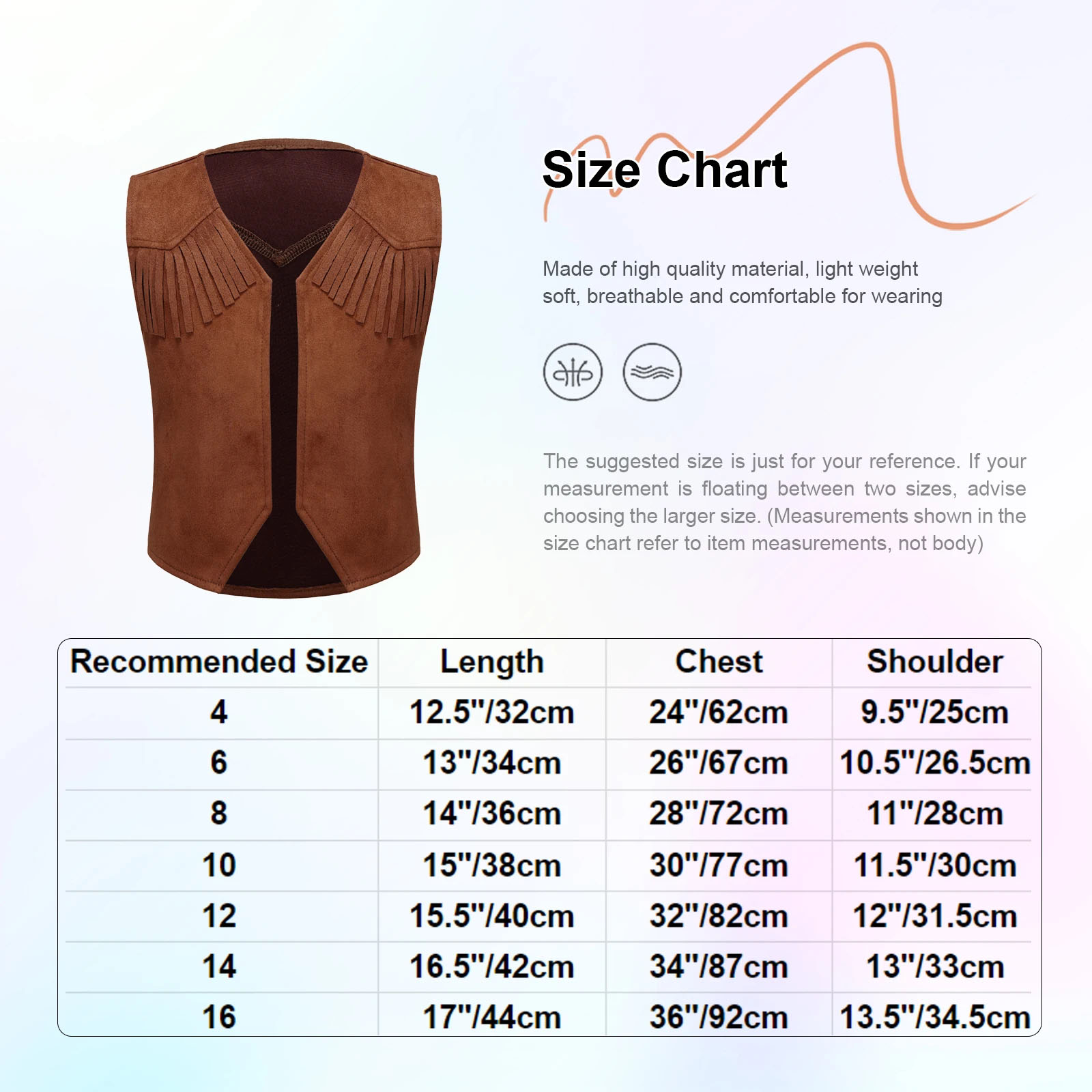 Wild West Cosplay Cowboy Cowgirl Costume Halloween Dress Up Clothes Fringe Sleeveless Vest with Bandanna Hat Set