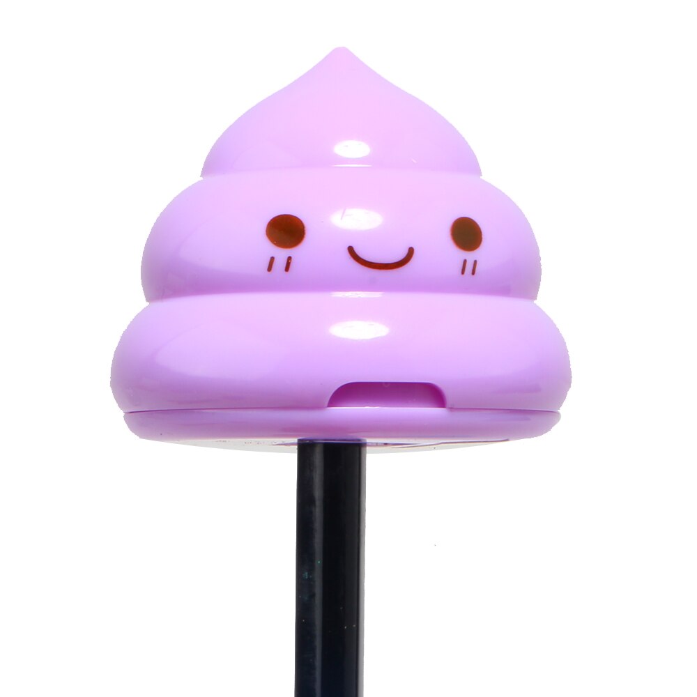 Apontador-sacapuntas en forma de Mini caca, sacapuntas Original, material escolar para estudiantes, oficina, papelería,