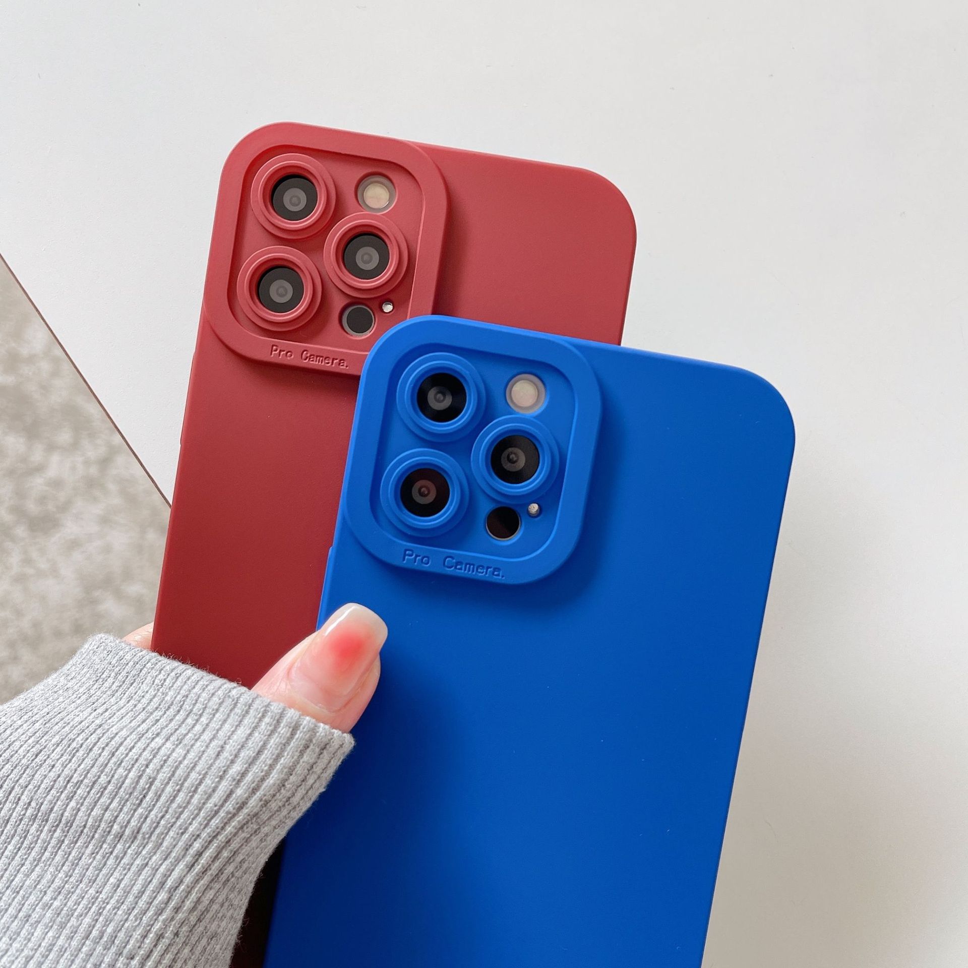 Funda de teléfono de TPU de silicona negra a prueba de golpes de alta gama para Iphone 16 15 14 13 12 Pro 11 Pro Max X Xs XR 7 8 SE hombres protege la cubierta de la lente