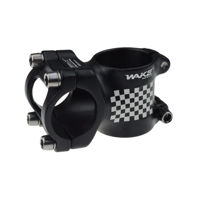 WAKE Bike Stem 25,4mm aleación de aluminio bicicleta elevador de vástago de manillar ciclismo equipo herramienta para niños Balance Bike negro: Default Title