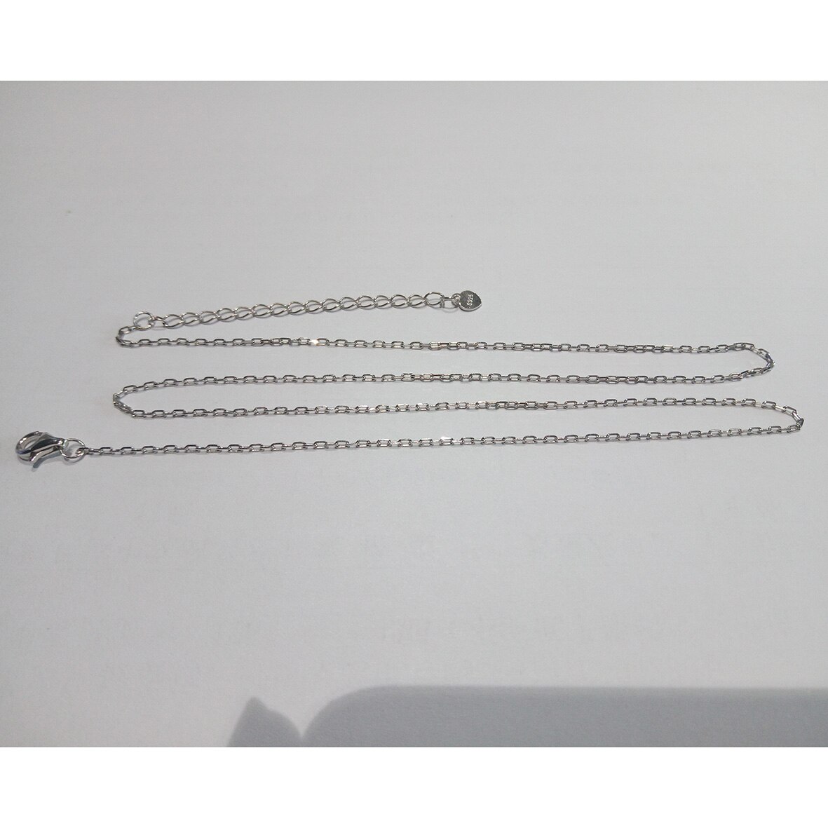 925 sterling zilveren kettingen Hanger Kettingen 0.4mm lange cross zilveren ketting Fit voor Hanger charm voor vrouwen /mannen