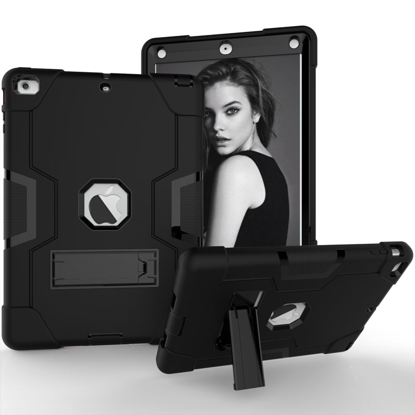 Armor Case Voor Ipad 4 3 2 9.7 Heavy Duty Silicone Tpu + Pc Hard Stand Shock Proof + screen Protector IP71