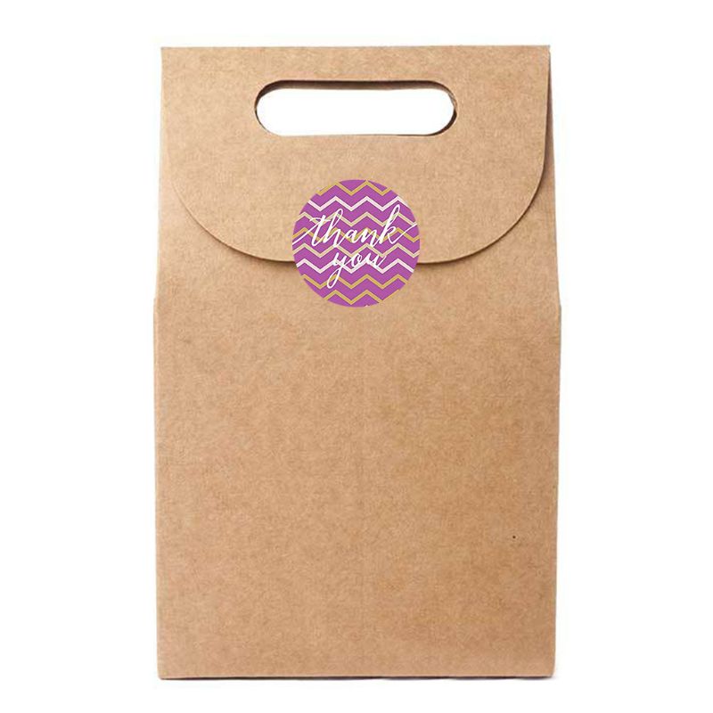 Sello de pegatinas Thank You de 8 estilos 100 Uds para la etiqueta pequeña de la papelería de la boda de la tienda