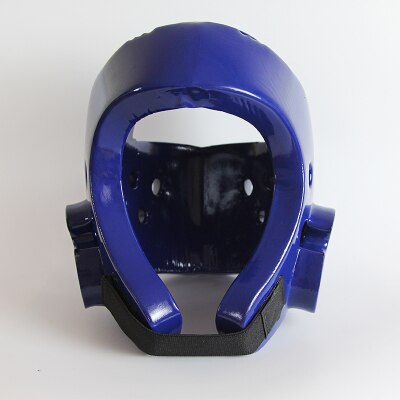 Casco de boxeo para niños y adultos, Protector de cabeza de Taekwondo, máscara de Metal, Sanda, Muay Thai, MMA, equipo de entrenamiento: Blue without Mask M