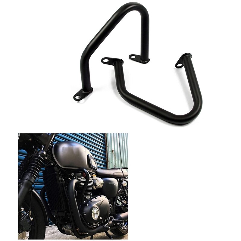 Støtfanger motorvern krasjstang til triumf bonneville  t100 t120 thruxton 1200 r gate kopp tvilling bonneville bobber 16