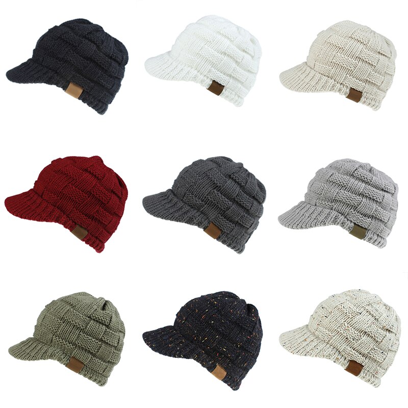 Women Ponytail Beanies Autumn Winter Hats Female Soft Knitting Caps Warm Ladies Skullies For Female Knitted Baseball Cap