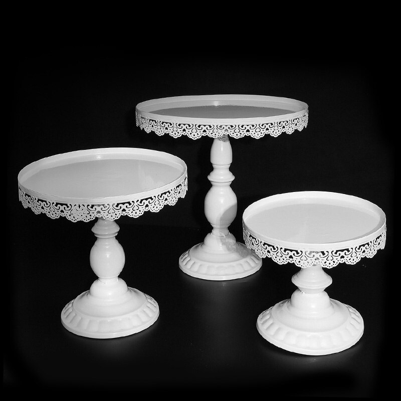 Ronde Metalen Cake Houder Cake Stand Cupcake Dessert Display Voor Tea Party Wedding MU8669