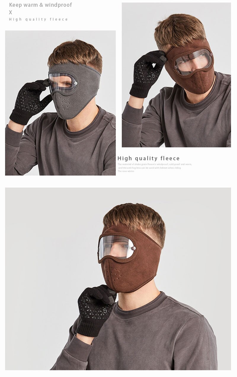 Face Mask Windproof Men Women for Skiing Snowboarding Motorcycling Winter Outdoor Sports Highly Breathable