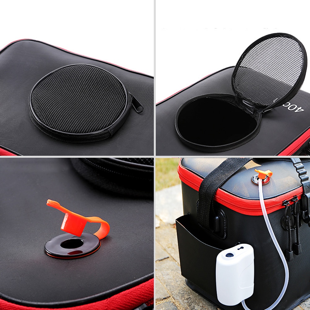 11/19/23/28/35L Collapsible Folding Thicken Live Fishing Box EVA Tank Bucket Camping Outdoor Fishing Bag Tackle Fishbox