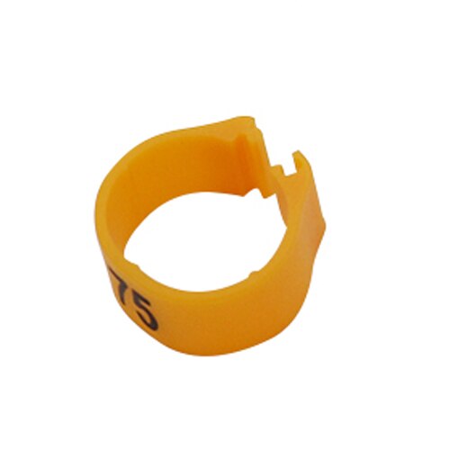 14Mm Vogel Plastic Clip Ringen Duif Gekleurde Voet Ring No.1-100 Voor 10 Kleuren Dier Carrying Levert Duif gekleurde Voet Ring: Gold